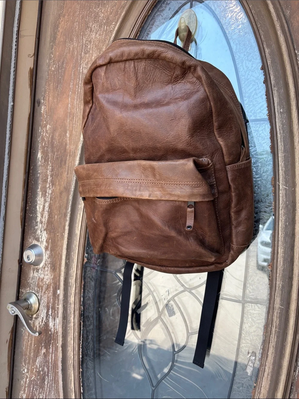 Genuine leather GTR backpack!